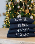Felpa "Xmas" Set Famiglia
