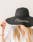 Cappello paglia spiaggia personalizzato