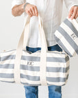 Conjunto Bolsa de lona + Bolso de hombre