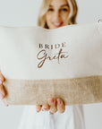 Pochette sposa/addio al nubilato personalizzata
