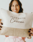Pochette sposa/addio al nubilato personalizzata