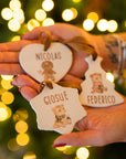 Addobbo di Natale in ceramica personalizzato