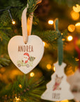 Addobbo di Natale in ceramica personalizzato