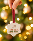Addobbo di Natale in ceramica personalizzato
