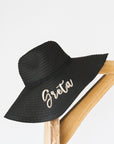 Cappello paglia spiaggia personalizzato