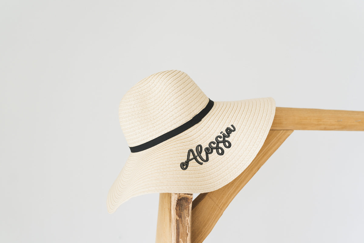 Cappello paglia spiaggia personalizzato - Main Image