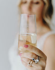 Par de copas de boda personalizadas