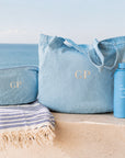Set Mare "Cinque Terre" (Telo mare+Borsa+Pochette+Borraccia)