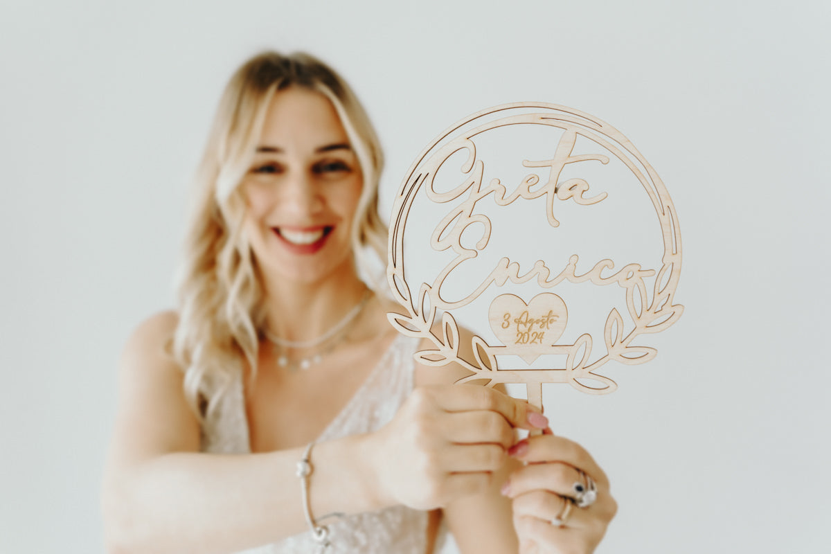 Cake Topper Matrimonio Personalizzato