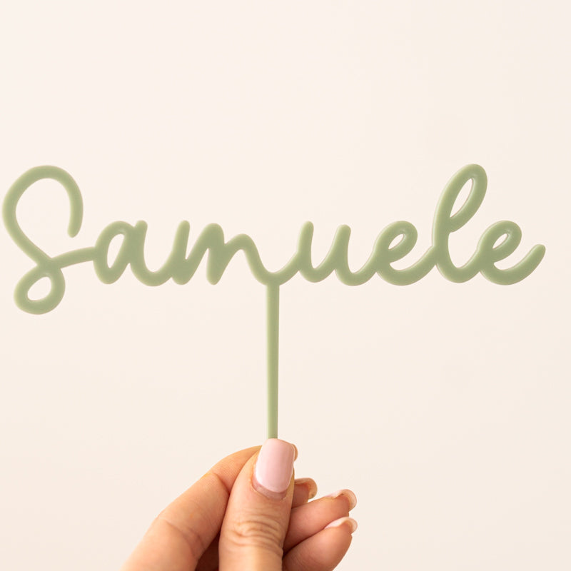 Cake Topper Nome