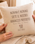 Cuscino con dedica personalizzata