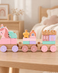 Trenino Legno Magic World Personalizzato