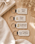 Porte-clés personnalisé en simili cuir