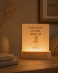Lampada notturna personalizzata