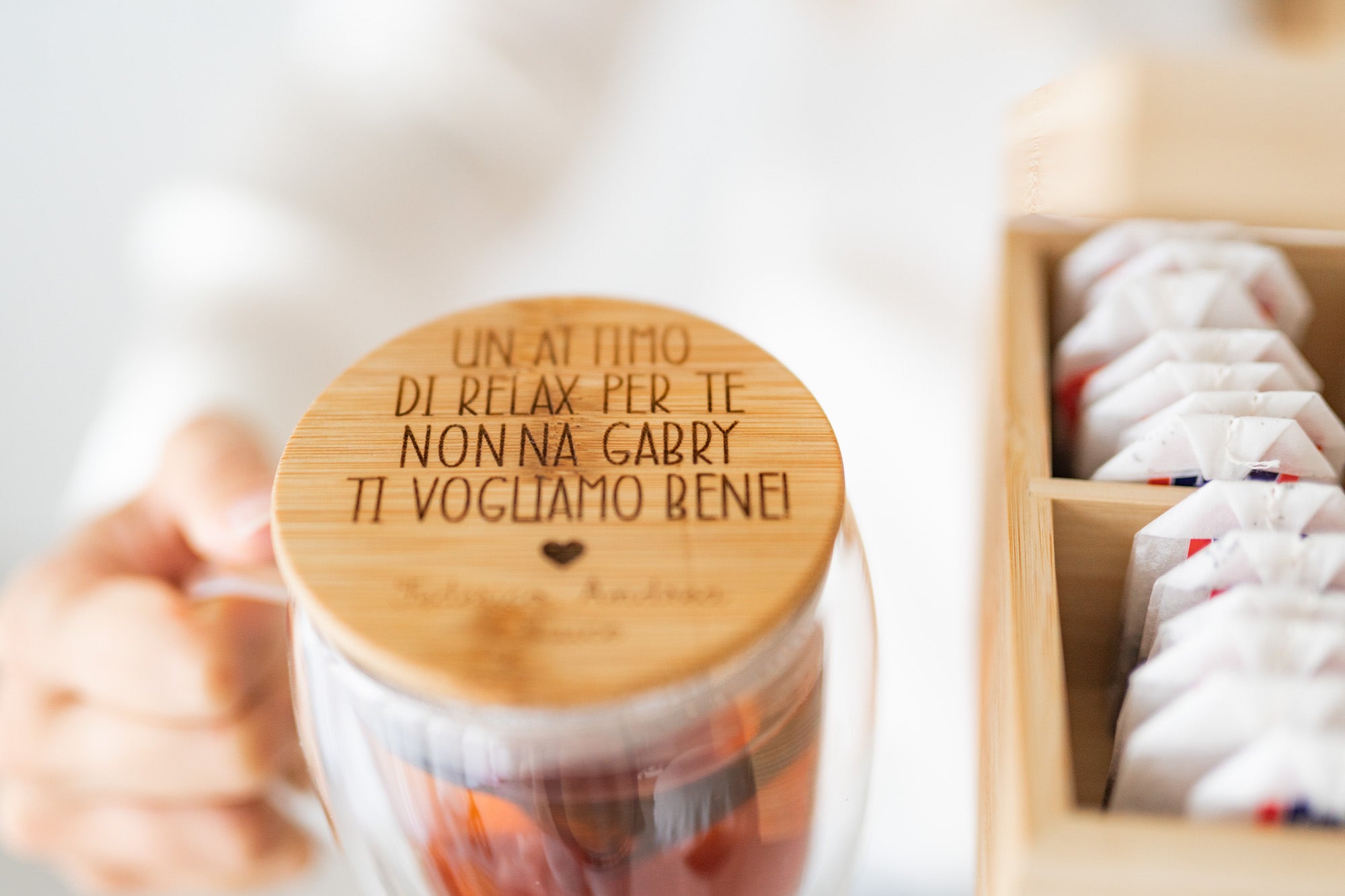 Tasse Personnalisée "Amo La Mia Super Nonna" - Cadeau Fête Des Grands-mères