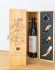 Scatola per Vino con Accessori personalizzato