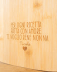Tagliere grande personalizzato