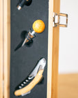 Caja de vino personalizada y 4 accesorios