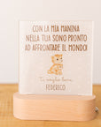 Lampada notturna personalizzata