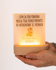 Lampada notturna personalizzata
