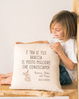 Cuscino con dedica personalizzata