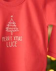 Maglietta Ricamata Bambino Natale