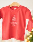 Maglietta Ricamata Bambino Natale
