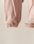 Barboteuse en laine mélangée Rose Antique avec broderie personnalisée