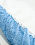 Housse de matelas à langer avec broderie 100% coton