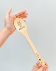 Cucchiaio in legno con dedica personalizzata