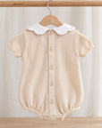 Pagliaccetto in 100% Filo di Cotone Beige