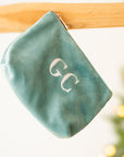 Pochette en velours personnalisée