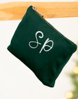 Pochette en velours personnalisée