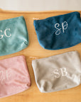 Pochette en velours personnalisée