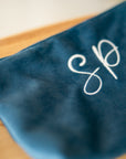 Pochette en velours personnalisée