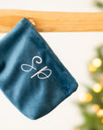 Pochette en velours personnalisée