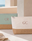 Pochette tela di cotone e juta
