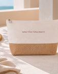 Pochette tela di cotone e juta