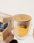 Coffret à Thé Personnalisé + Ensemble Tasses en Verre