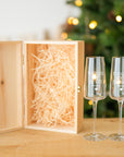 Scatola in legno + Bicchieri personalizzati