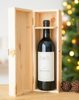 Scatola portavino in legno personalizzato