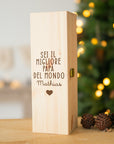Scatola portavino in legno personalizzato