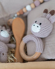 Set de regalo de nacimiento de jirafa - Personalizado
