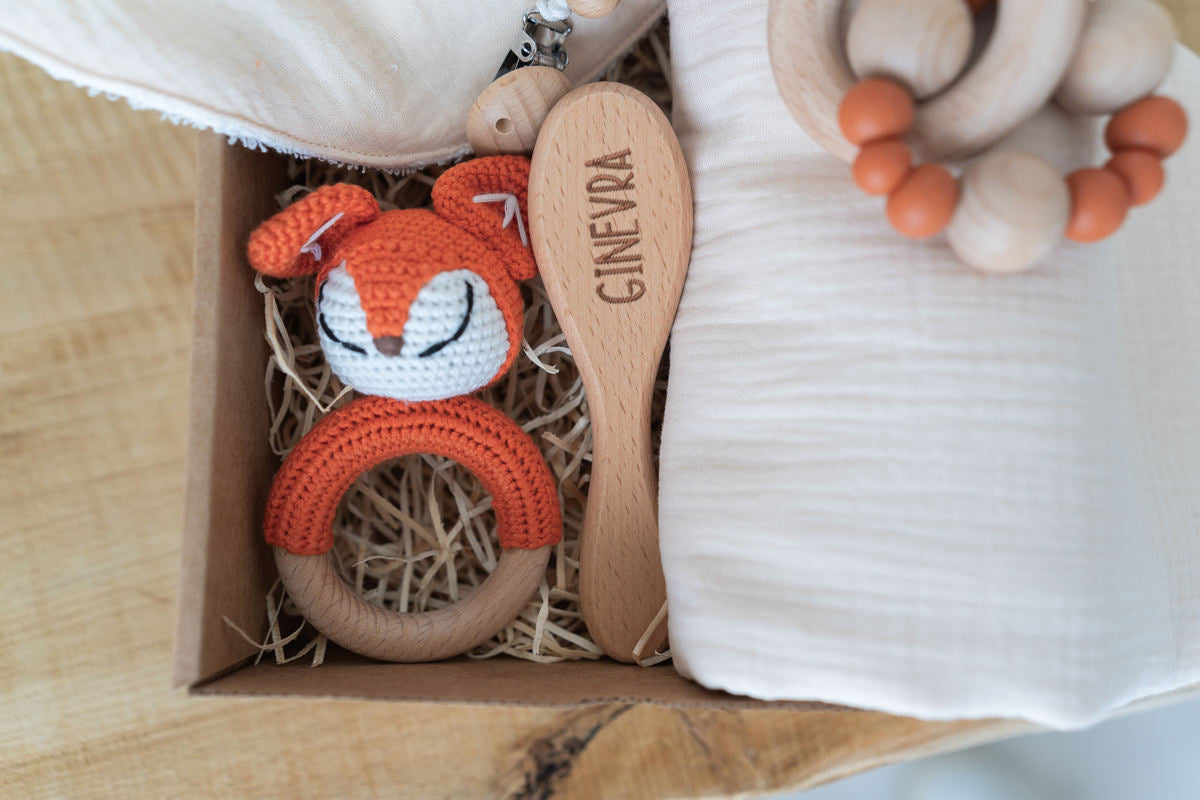 Set Regalo Nascita Volpina - Personalizzato