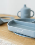 Set Pappa azzurro polvere con Bavaglino personalizzato