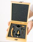 Elegante Set 4 accessori da vino personalizzato