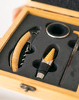 Elegante Set 4 accessori da vino personalizzato