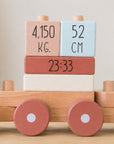 Trenino Legno Zoo Sage Personalizzato