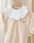 Tutina in 100% Filo di Cotone Beige