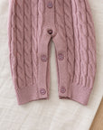 Tutina Misto Lana Treccia Rosa Antico
